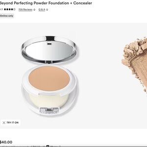 Clinique Silver Compact Powder Foundation